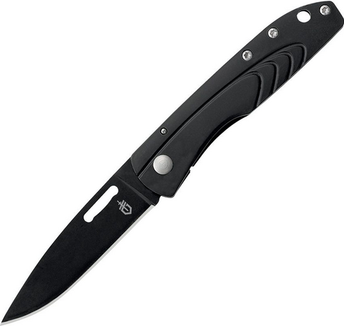 Gerber STL 2.0 Framelock Folding Knife, Stainless Black Blade, Stainless Black Handle, G3169