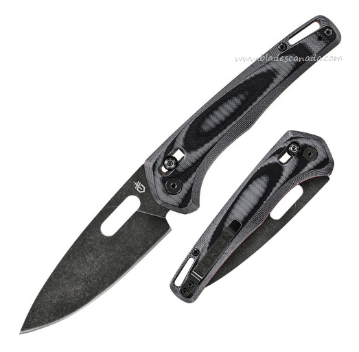 Gerber Sumo Folding Knife, Black Blade, G10 Black/Grey, G3927