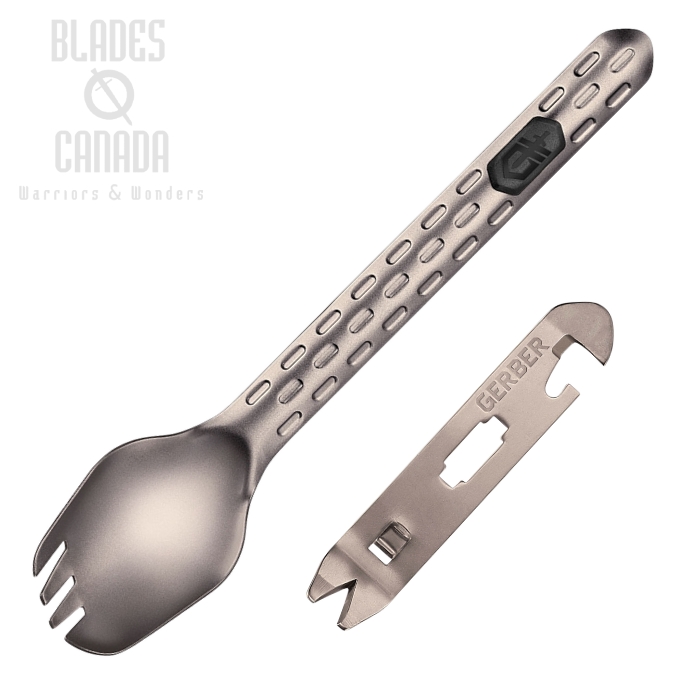 (image for) Gerber Devour MultiFork Tool, Titanium Bead Blast, G3992