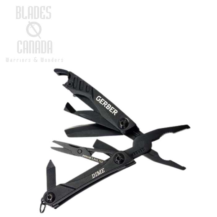 (image for) Gerber Dime Micro Multi-Tool, Stainless Steel Black, G1134