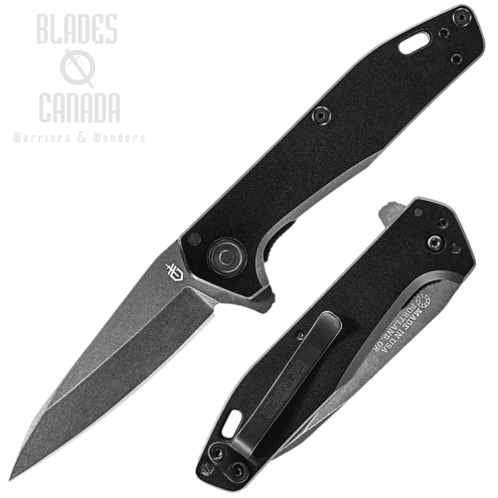 (image for) Gerber Fastball Flipper Folding Knife, CPM S30V, Aluminum Black, G1612