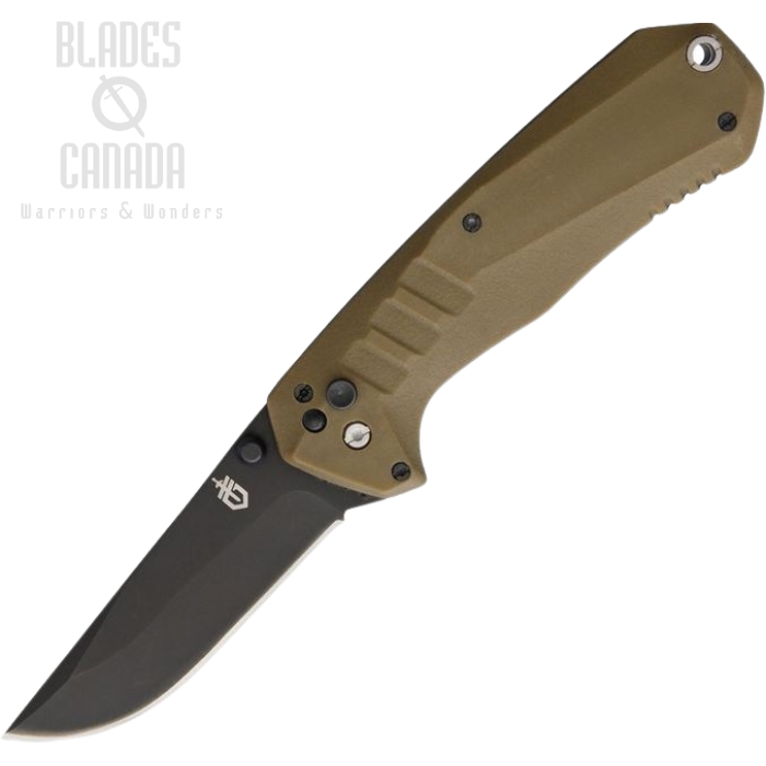 (image for) Gerber Haul Plunge Folding Knife, Assisted Opening, GFN Tan, G1680