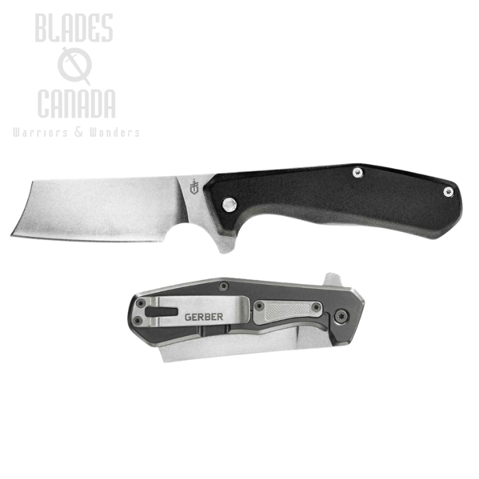 Gerber Asada Flipper Framelock Knife, Aluminum Black, G1807 (image for) Gerber Asada Flipper Framelock Knife, Aluminum Black, G1807