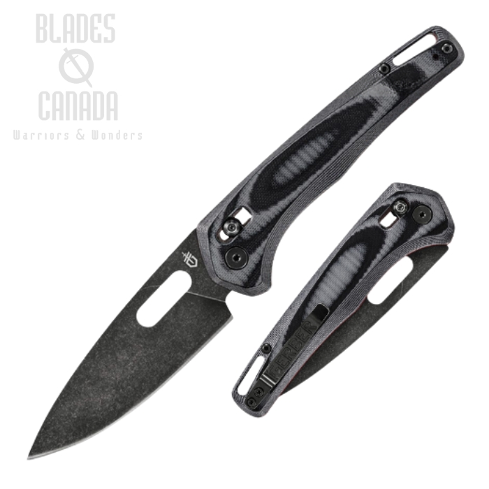 Gerber Sumo Folding Knife, Black Blade, G10 Black/Grey, G3927 (image for) Gerber Sumo Folding Knife, Black Blade, G10 Black/Grey, G3927