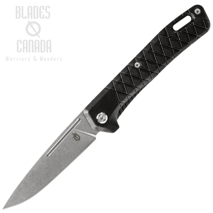 (image for) Gerber Zilch Folding Knife, Stainless SW, GFN Black, G4070