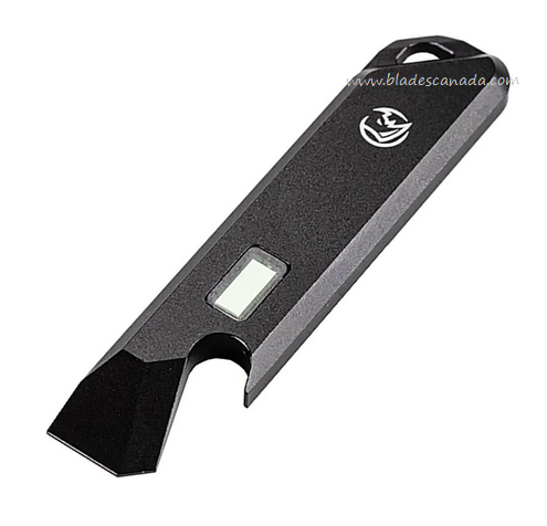 Glow Rhino Pry Bar, Aluminum with Green Tritium, PRY-201-AL-Z-XG