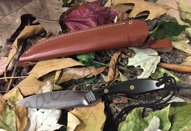 Grohmann M1S Original Belt Knife Stainless Blade- Micarta
