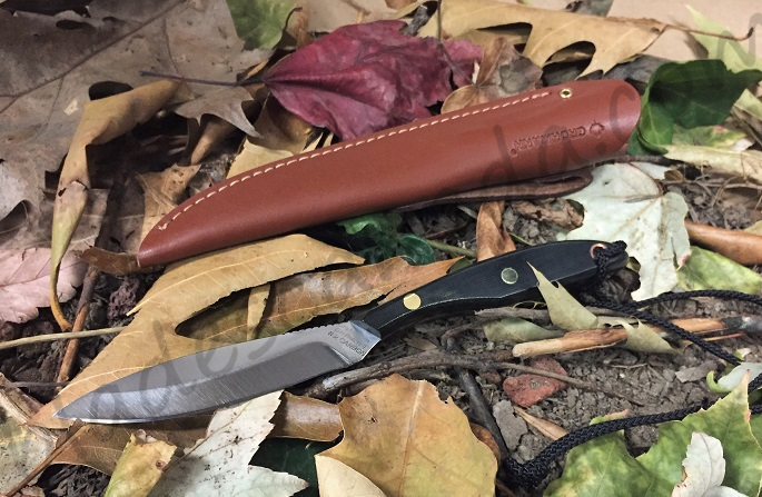 Grohmann M2C Bird and Trout Carbon Blade- Micarta