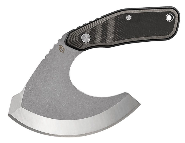 Gerber Downwind Ulu Fixed Blade Knife, Stainless SW, G10 Black/Grey, G1822