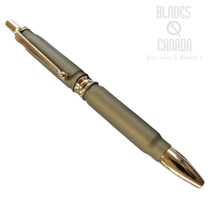 (image for) High Caliber Click Bullet Pen Burnt Bronze - Gold
