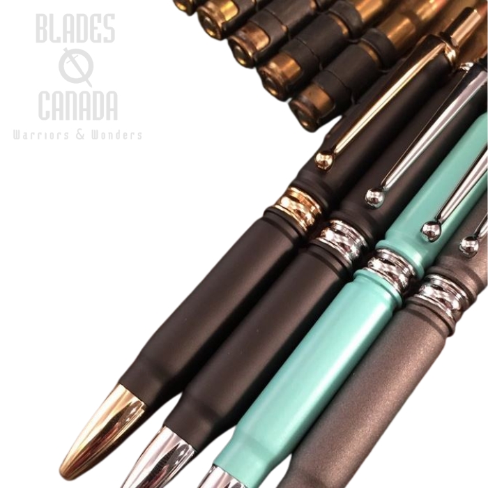 (image for) High Caliber Click Bullet Pen Black - Gold