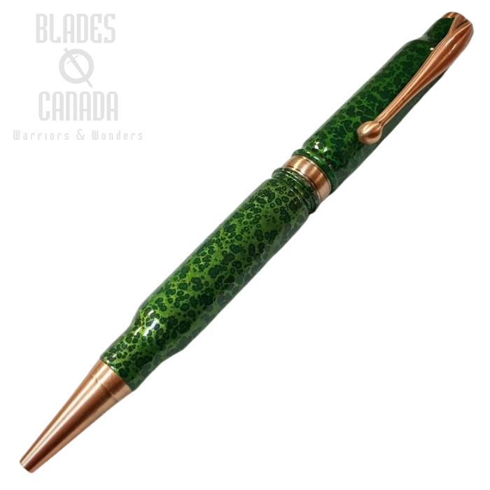 (image for) High Caliber 308 Green Vein Powder Coated Pen - Bright Copper