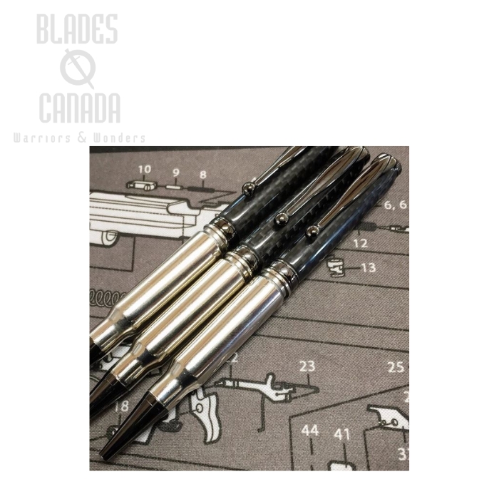 (image for) High Caliber 308 Nickel Pen with Carbon Fiber