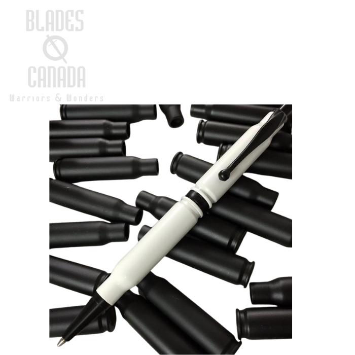 (image for) High Caliber 308 White Cerakoted Pen - Gunmetal