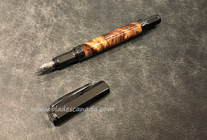 High Caliber Koa Wood Fountain Pen