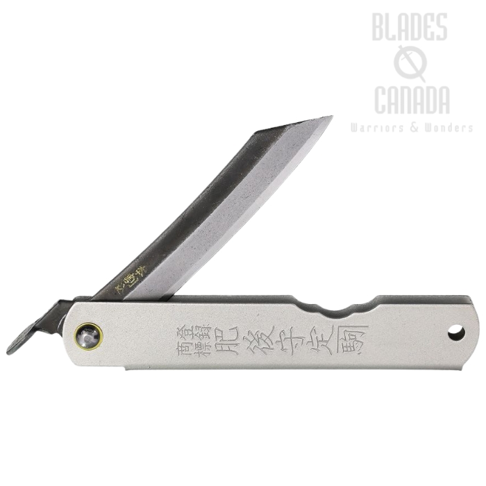 (image for) Higonokami No 10 Slipjoint Folding Knife, SK5 Carbon, Iron Grey Handle, BL207