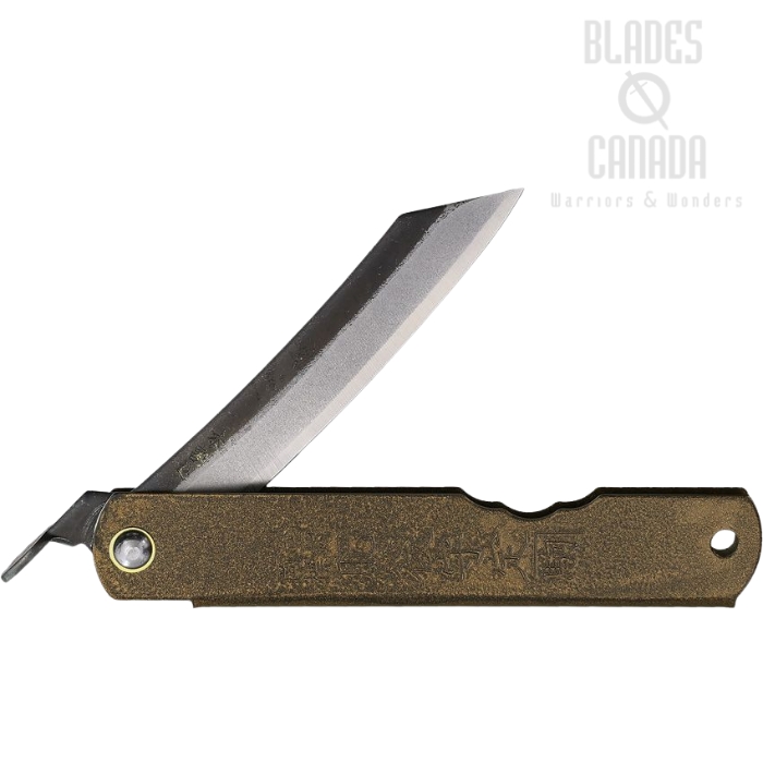 (image for) Higonokami Slipjoint Folding Knife, SK5 Carbon, Iron Antique Bronze, BL204