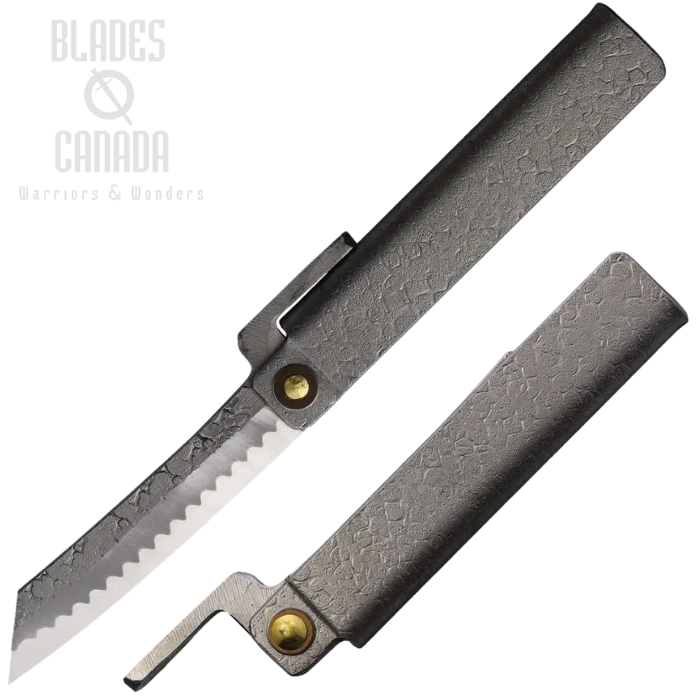 Higonokami Tsuchime Medium Folding Knife, VG-10, Folded Steel Handle, TM02