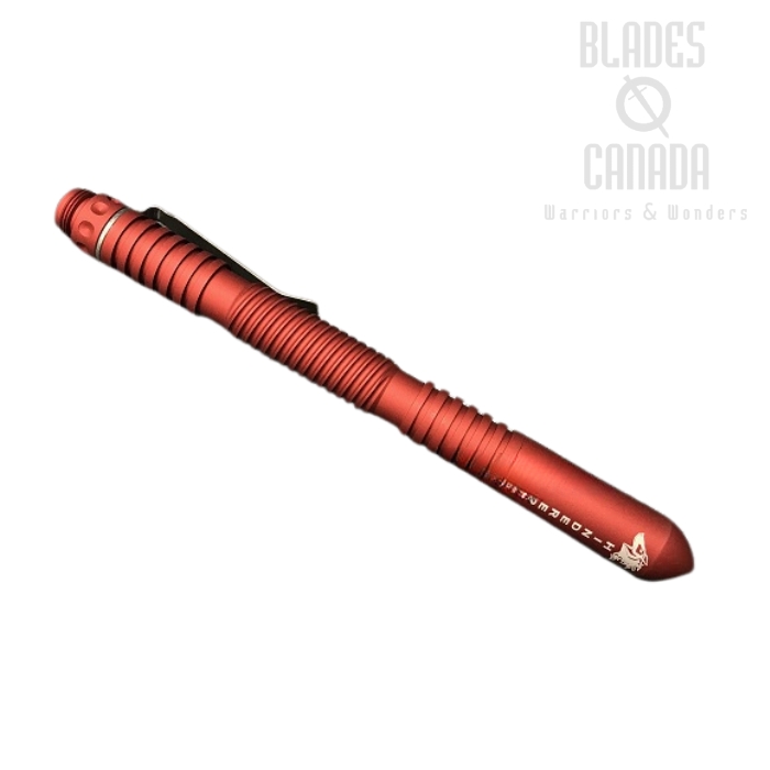 Hinderer Extreme Duty Pen Spiral Aluminum Hardcoat - Red Matte (image for) Hinderer Extreme Duty Pen Spiral Aluminum Hardcoat - Red Matte