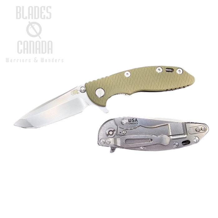 (image for) Hinderer XM-18 3.0 Spanto Tri-Way Stonewash - OD Green G10
