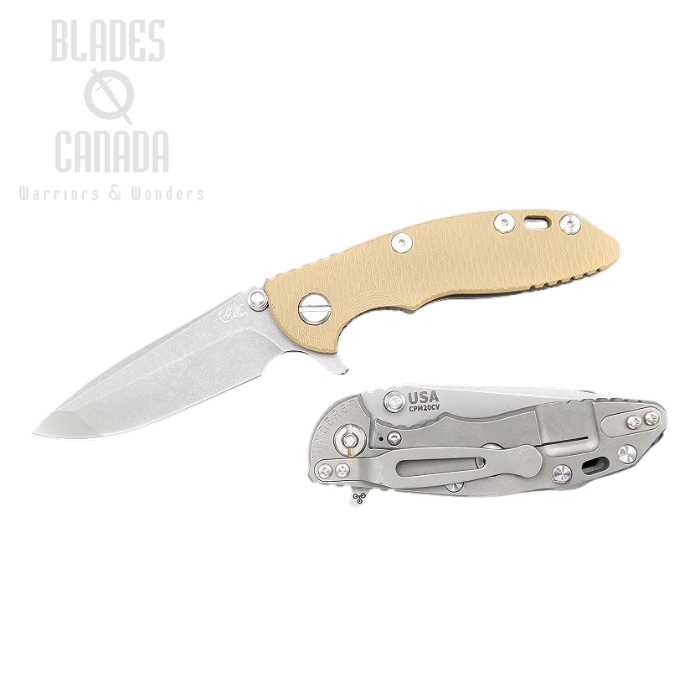(image for) Hinderer XM-18 3.0 Spanto Tri-Way Working Finish - Coyote G10