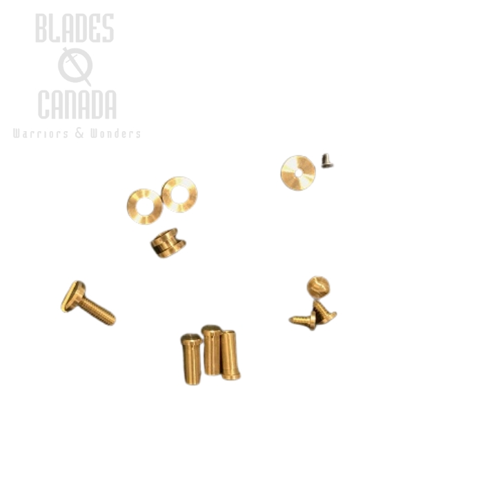 (image for) Hinderer XM-24 4.0" Complete Hardware Kit - Brass