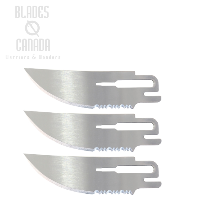 (image for) Havalon Talon Fish Blades, 3 Pack, Stainless Serrated, HVXT3F