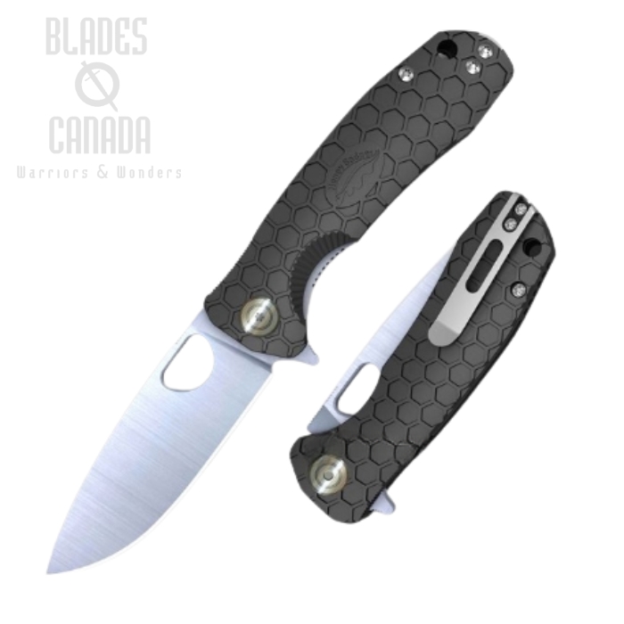 (image for) Honey Badger Med Flipper Folding Knife, D2 Steel, FRN Black, HB1016