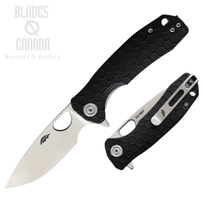 (image for) Honey Badger Small Flipper Folding Knife, FRN Black, HB1021