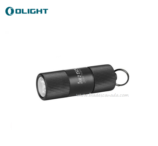 Olight I1R 2 EOS Rechargeable Mini Keychain Flashlight Black - 150 Lumens