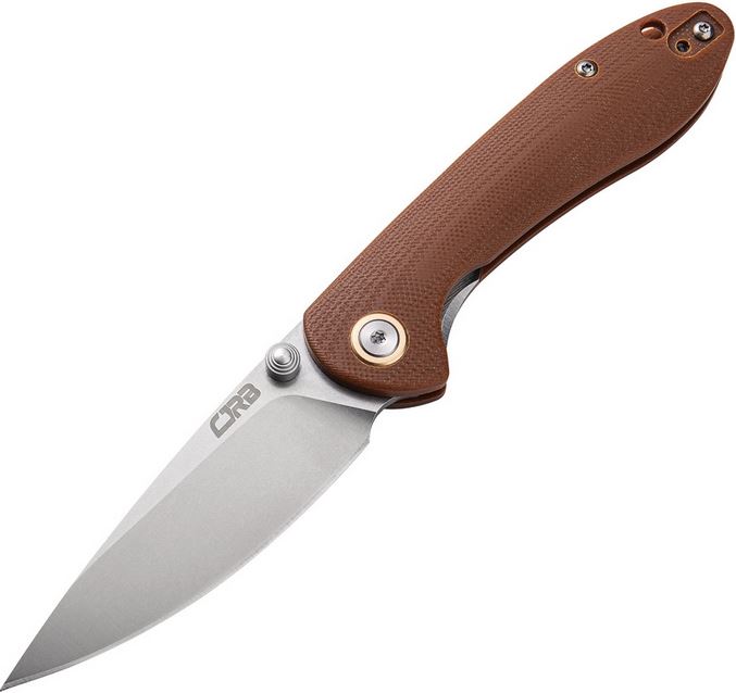 CJRB Feldspar Folding Knife, D2 Steel, G10 Brown, J1912S-BNC