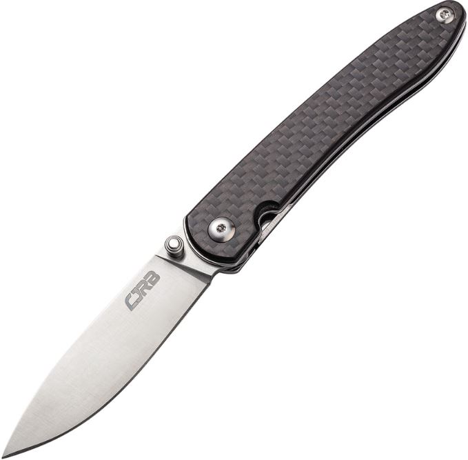 CJRB Ria Folding Knife, 12C27 Sandvik, Carbon Fiber, J1917CF