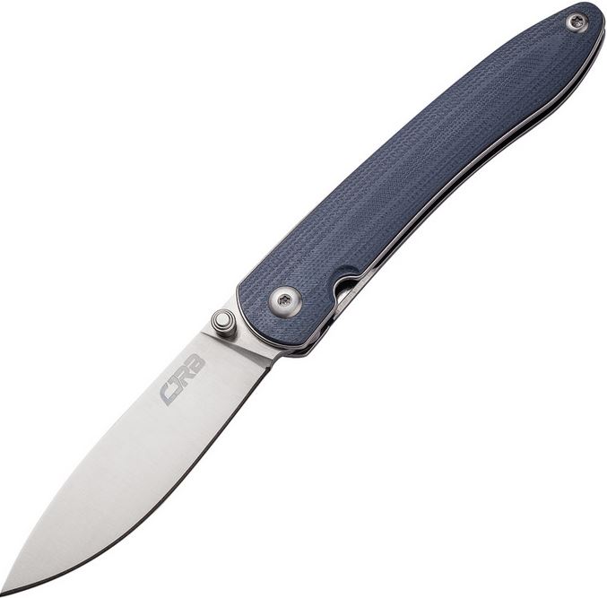 CJRB Ria Folding Knife, 12C27 Sandvik, G10 Blue/Gray, J1917-GYC