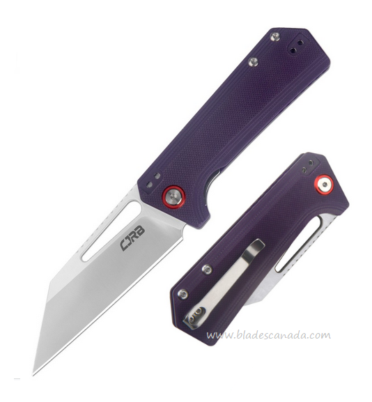 CJRB Ruffian Folding Knife, AR-RPM9 Satin, G10 Violet, J1924-VT