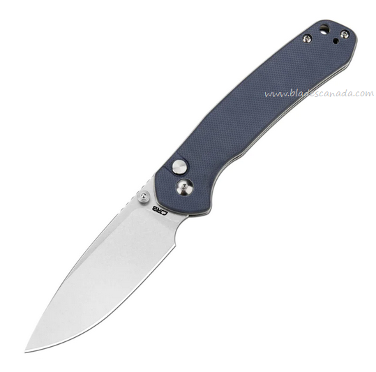 CJRB Pyrite Button Lock Folding Knife, AR-RPM9 SW, G10 Grey, J1925-GY