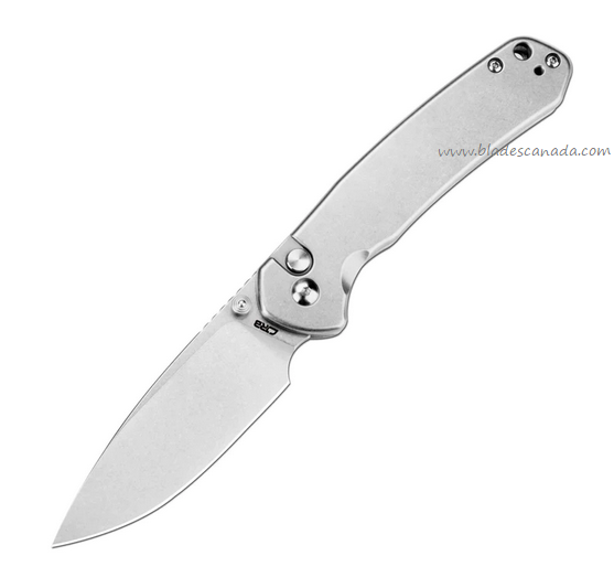 CJRB Pyrite Button Lock Folding Knife, AR-RPM9 SW, Steel Handle, J1925-ST