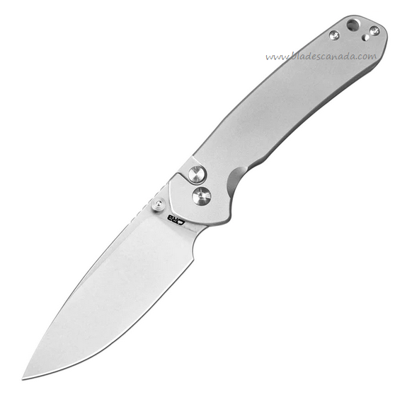 CJRB Pyrite Button Lock Folding Knife, AR-RPM9, Titanium, J1925T-AR