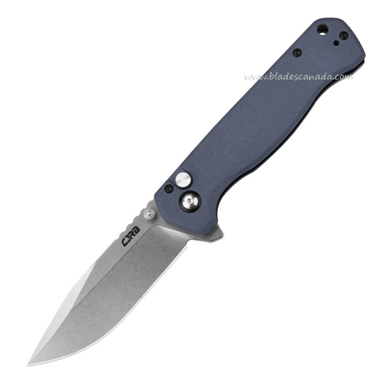 CJRB Chord Flipper Button Lock Folding Knife, AR-RPM9, Micarta Grey, J1927-GY