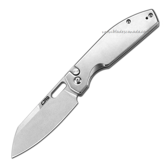 CJRB Ekko Front Flipper Button Lock Folding Knife, AR-RPM9, Steel Handle, J1929B-ST