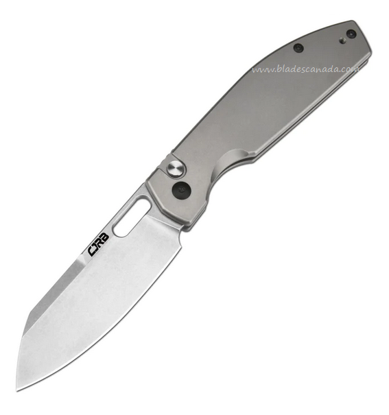 CJRB Ekko Button Lock Folding Knife, AR-RPM9, Titanium Handle, J1929BT-AR