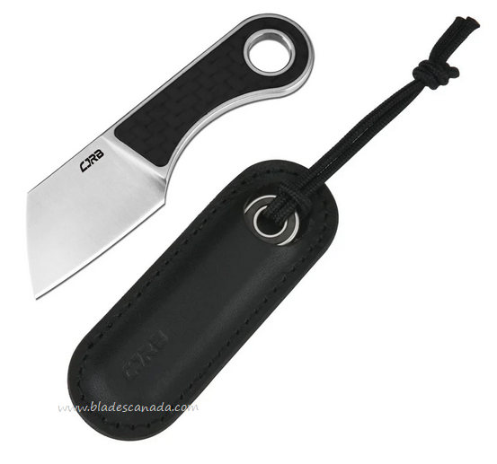 CJRB Chip Fixed Blade Knife, AR-RPM9 1.23", Carbon Fiber, J1939-CF