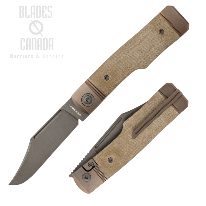 (Coming Soon) Jack Wolf Gunslinger Jack Bolster Lock Folding Knife, S90V Stonewash, Micarta Green Linen, GUNSL-03-GRN-LIN-MIC (image for) (Coming Soon) Jack Wolf Gunslinger Jack Bolster Lock Folding Knife, S90V Stonewash, Micarta Green Linen, GUNSL-03-GRN-LIN-MIC