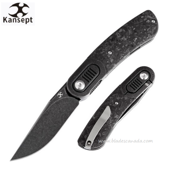 Kansept Reverie Flipper Framelock Knife, CPM S35VN, Carbon Fiber/Titanium, K2025A2