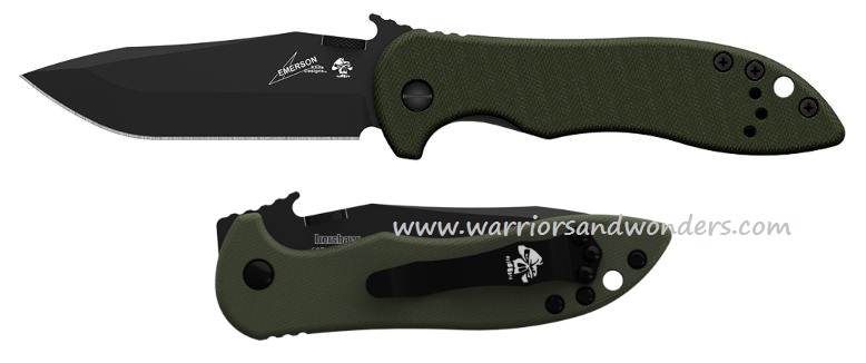 Kershaw CQC-5K Folding Knife, Wave Opening, G10 OD, K6074OLBK