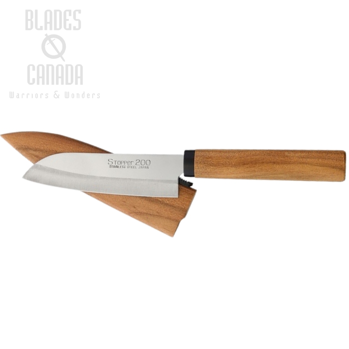 Kanetsune Mini Santoku Fruits Knife, Cherry Handle, KC-077 (image for) Kanetsune Mini Santoku Fruits Knife, Cherry Handle, KC-077