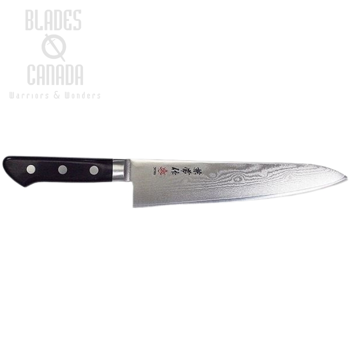 Kanetsune Kitchen Gyutou Chef Knife, Damascus/VG10 Core, KC-102 (image for) Kanetsune Kitchen Gyutou Chef Knife, Damascus/VG10 Core, KC-102