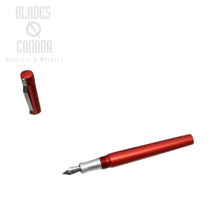 (image for) Karas Kustoms Fountain K Aluminum - Red Body/Silver Grip
