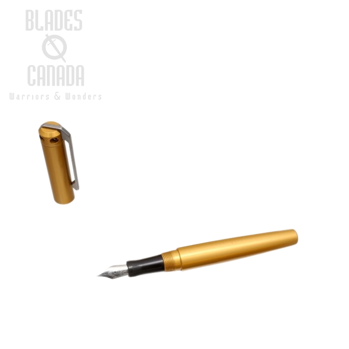 (image for) Karas Kustoms Ink Fountain Aluminum - Gold Body/Black Grip