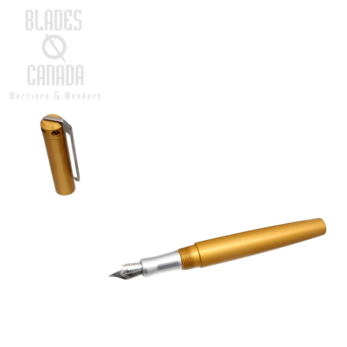 (image for) Karas Kustoms Ink Fountain Aluminum - Gold Body/Silver Grip