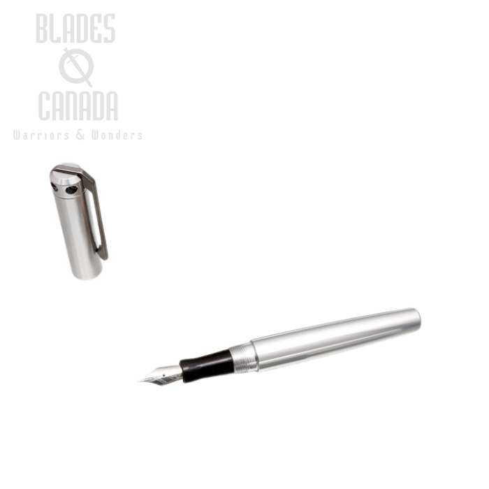 (image for) Karas Kustoms Ink Fountain Aluminum -Silver Body/Black Grip[Med]